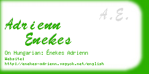 adrienn enekes business card
